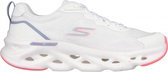 Skechers Go Run Swirl Tech-Outbreak 128794-WBLP, Vrouwen, Wit, Hardloopschoenen, maat: 37