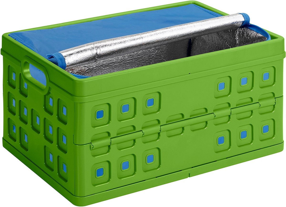 Sunware - Square Vouwkrat met Koeltas - 46L - Groen