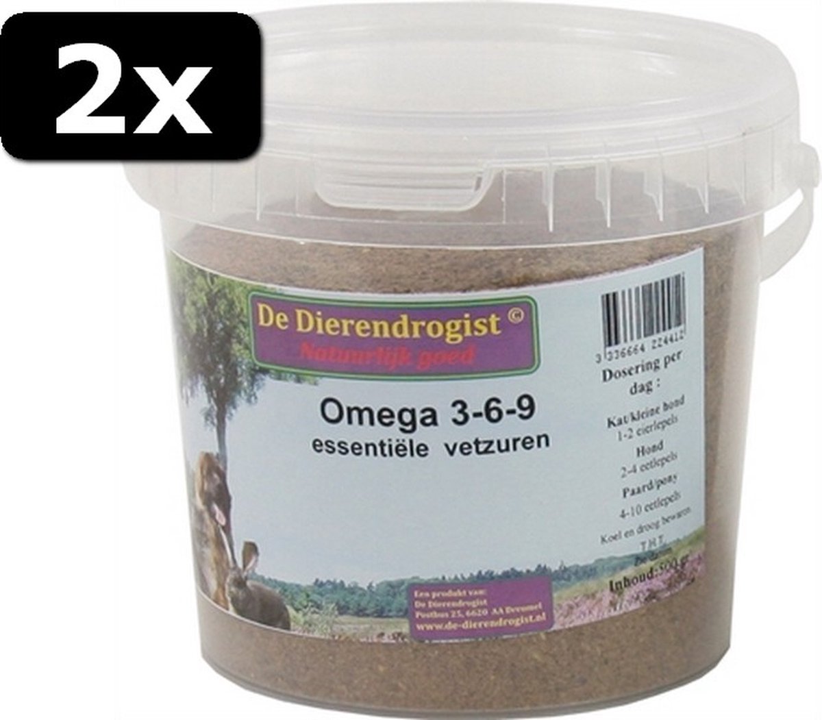 2x OMEGA 369 VETZUREN 500GR