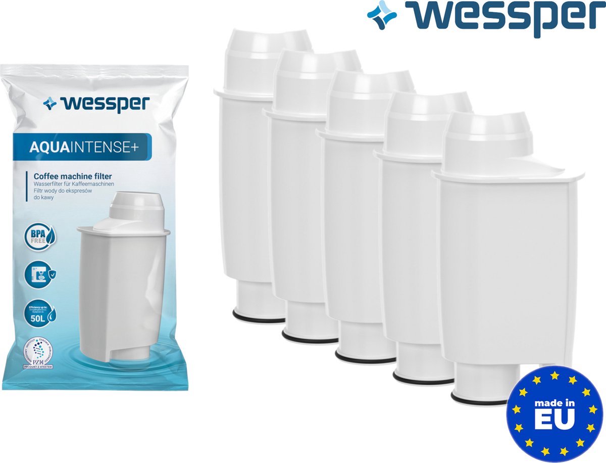 Waterfilter compatibel met Philips Saeco CA6702 / 00 Waterfilter Intenza+ - Gaggia Intenza+ - Brita Intenza+ Waterfilter - 5 stuks