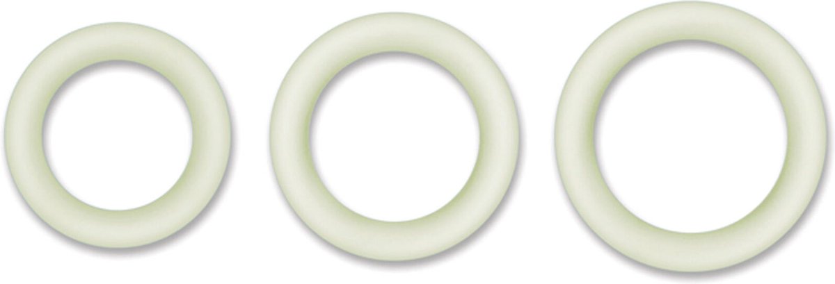 Firefly - Halo - Cockring - Glow-in-the-Dark Transparant 55 mm
