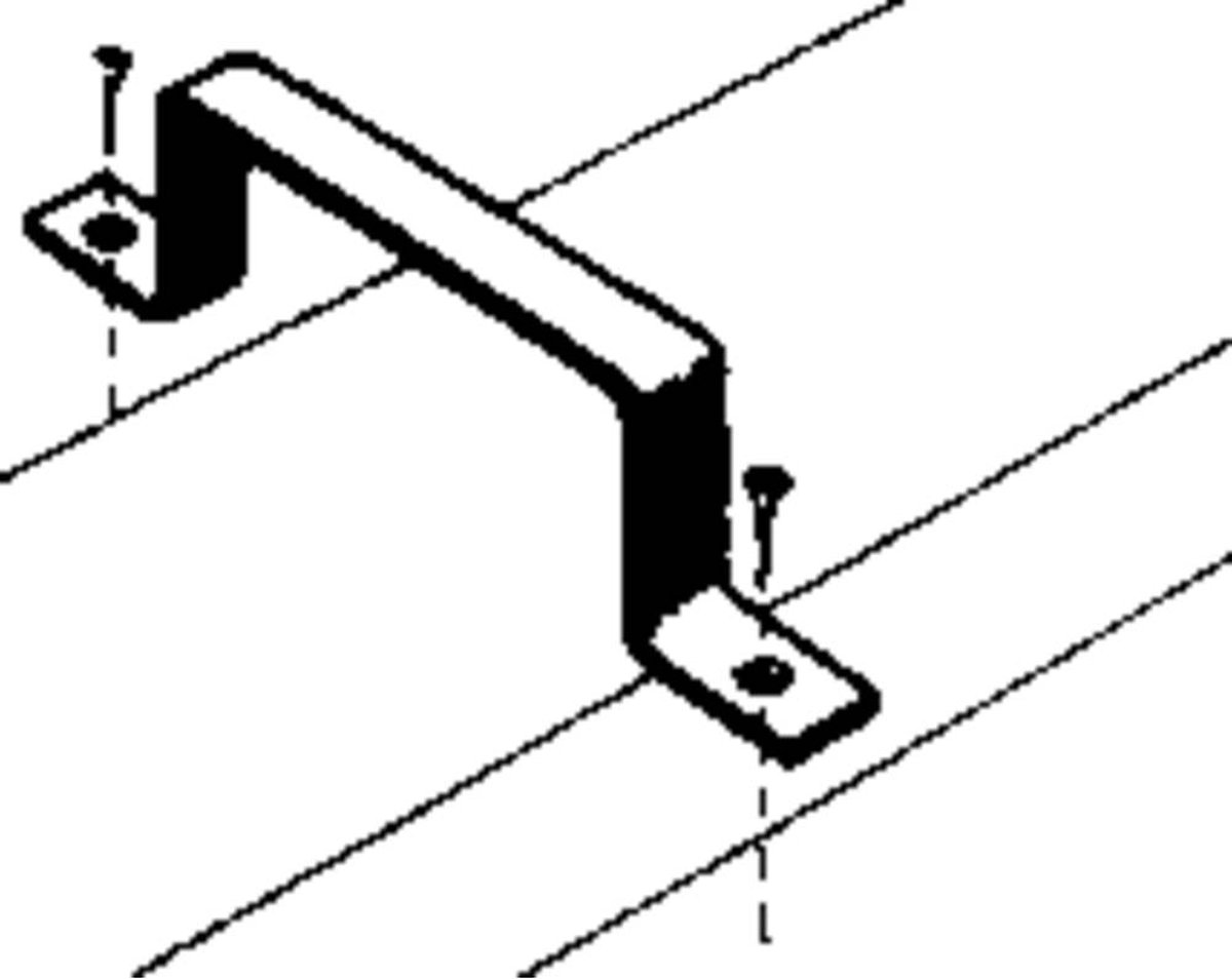 Vlakkanaal ventilatiesysteem 100 Wallair Buishouder S20118