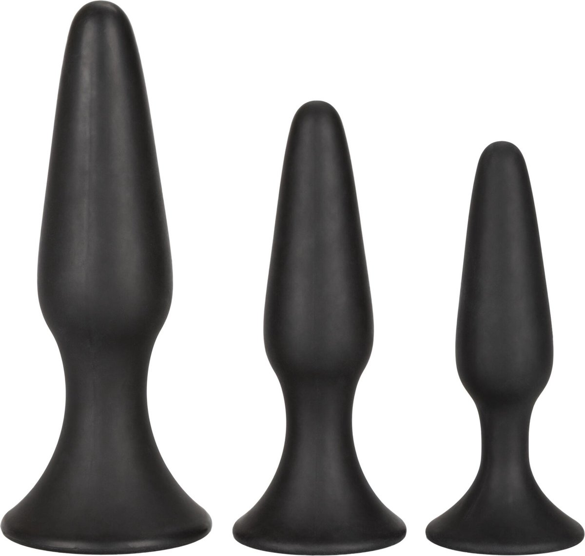 Goedkoopste Calexotics - Siliconen Anaal Trainer Kit - 3 stuks - Zwart