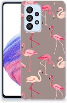 Cover Case Geschikt voor Samsung Galaxy A53 5G Smartphone hoesje Flamingo