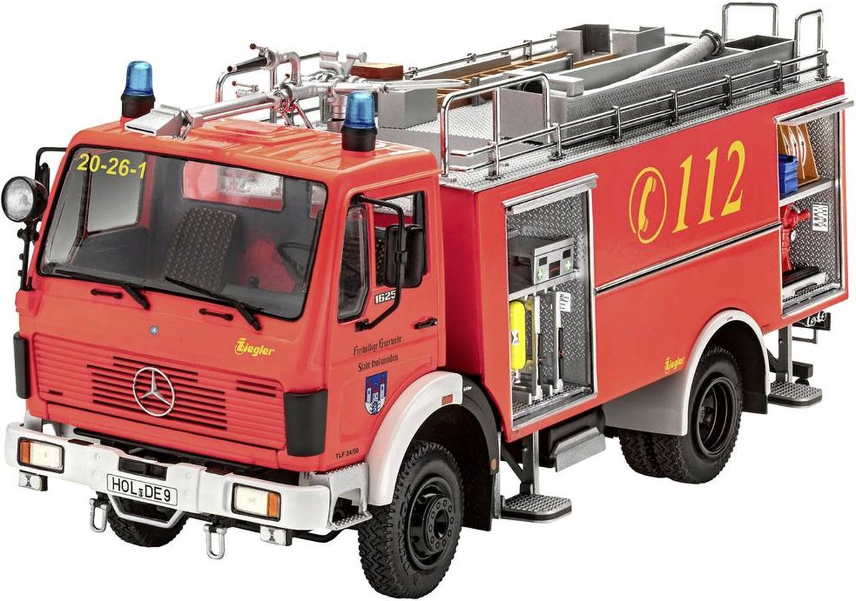 Revell 07516 Mercedes-Benz 1625 TLF 24 50 Brandweerauto (bouwpakket) 1:24