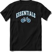 Bike EssentialsT-Shirt | Souvenirs Holland Kleding | Dames / Heren / Unisex Koningsdag shirt | Grappig Nederland Fiets Land Cadeau | - Zwart - S