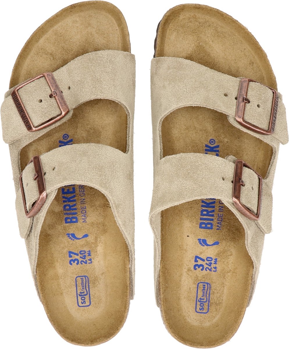Birkenstock Arizona Heren Slippers Taupe