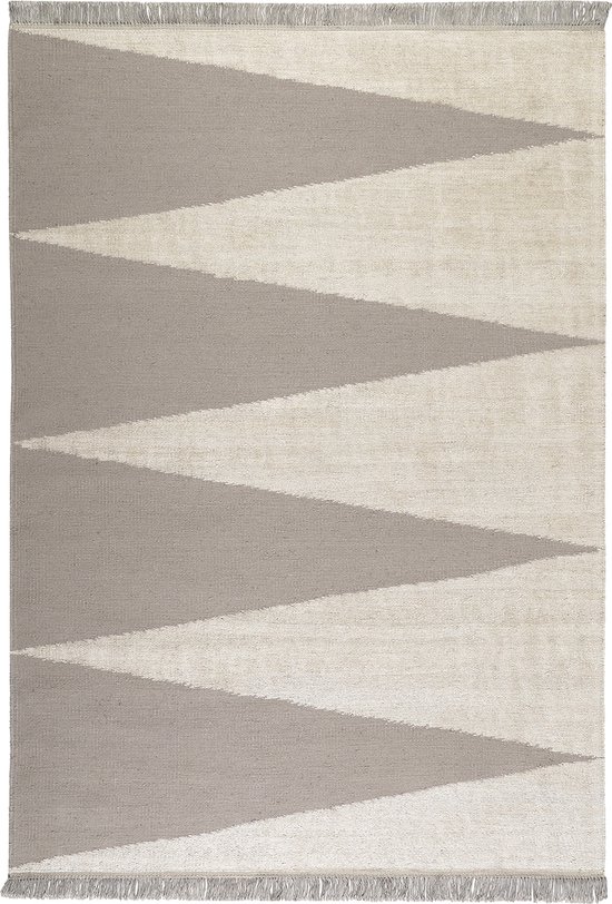 Carpets&Co. - Laagpolig tapijt - Smart Triangle - 50% Hanf+ 50% Scherwol - Dikte: 5mm