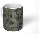 Mok - Beton - Goud - Abstract - 350 ML - Beker - Uitdeelcadeautjes
