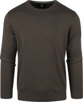Suitable - Trui O-Hals Donkergroen - Maat 3XL - Regular-fit