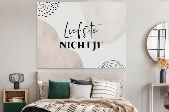 Tableau sur toile Amour - 'Chère nièce' - Proverbes - Citations - 160x120 cm - Décoration murale XXL