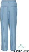 VERO MODA   Liliana Hr Cropped Pant Light Blue Denim BLAUW L