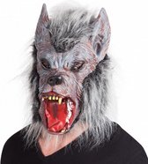 gezichtsmasker weerwolf latex one-size