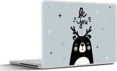 Laptop sticker - 11.6 inch - Quotes - Be you - Spreuken - Kinderen - Kids - Baby - 30x21cm - Laptopstickers - Laptop skin - Cover