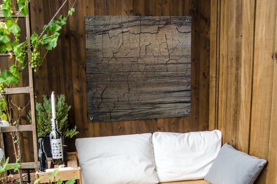 Tuindoek Hout - Verf - Industrieel - 100x100 cm Tuindoek Hout - Verf - Industrieel - 100x100 cm