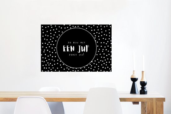 Affiche Citation - Points - Merci professeur - Professeur - 90x60 cm