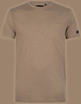 P&S Heren T-shirt-FRANK-Covert Green-L