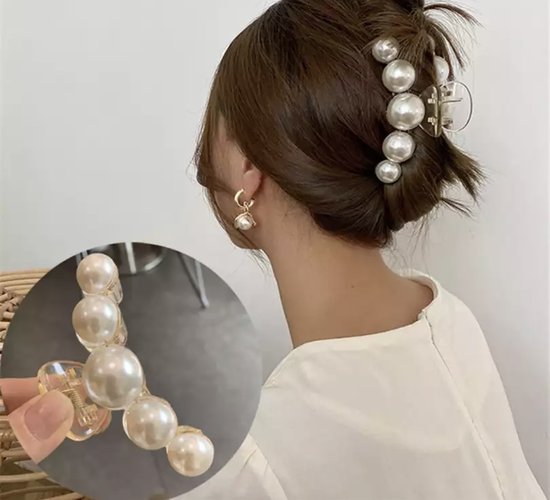 Pince à cheveux- Pince à cheveux perles- Cheveux femme - Accessoires de  vêtements pour... | bol.com