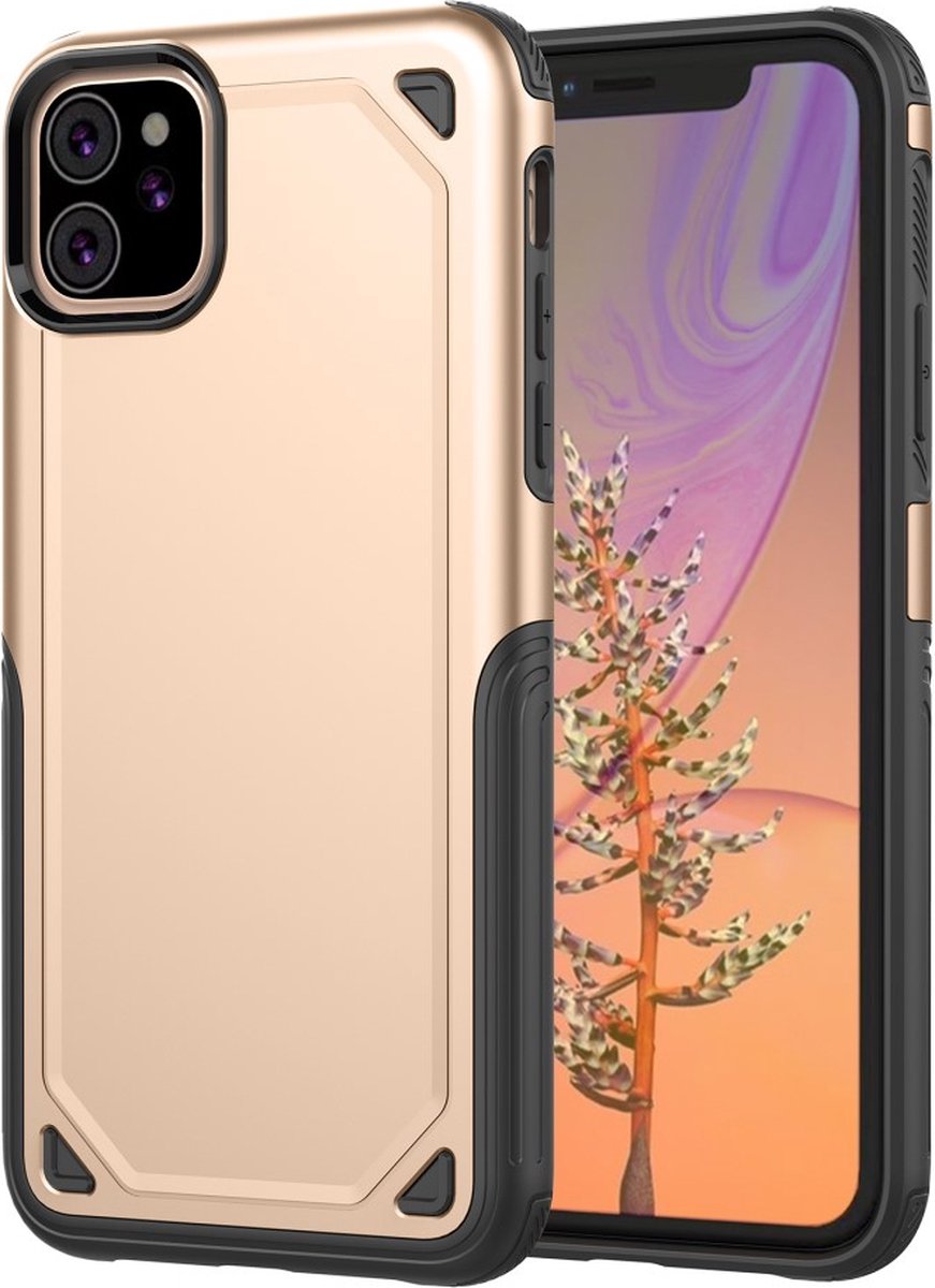 Peachy ProArmor protection hoesje bescherming iPhone 11 case - Goud
