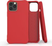 Peachy Soft case TPU hoesje voor iPhone 12 en iPhone 12 Pro - rood