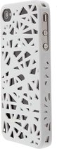 Peachy iPhone 4 4s vogelnest hoesje cover case bird nest ontwerp - Wit