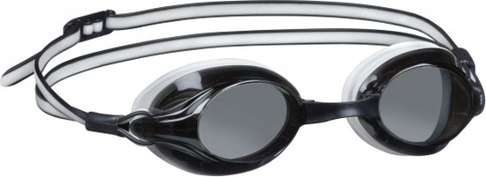 Professionele zwembril voor volwassenen Zwart/Wit