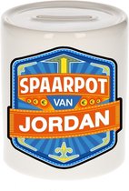 Kinder spaarpot voor Jordan - keramiek - naam spaarpotten