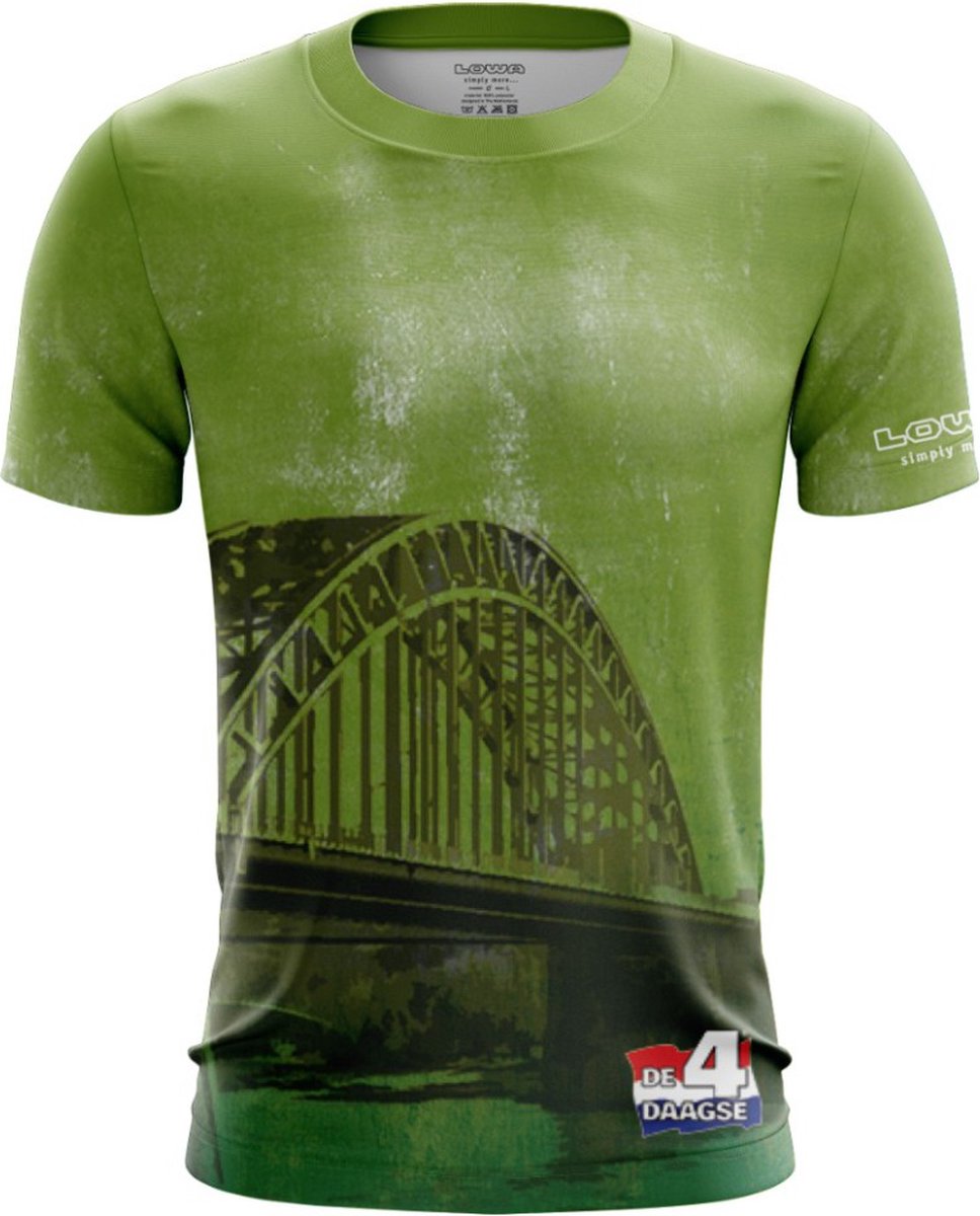 4Daagse T-Shirt Waalbrug Heren groen - maat XL
