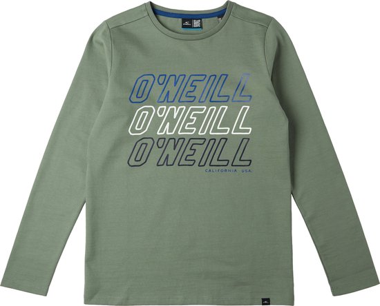 O'Neill T-Shirt Boys All Year Ls T-Shirt Agave Green T-shirt 164 - Agave Green 100% Katoen