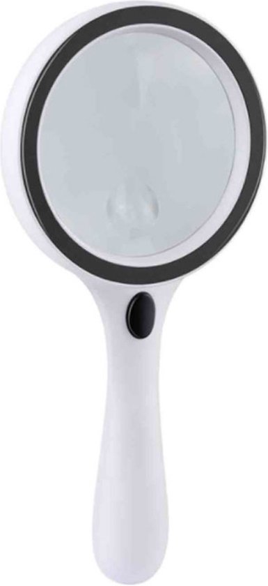 scheuren Fascineren Baby Loepen Handmatig vergrootglas 2.5-5X Optische tijden met 90 mm diameter led  Dual... | bol.com