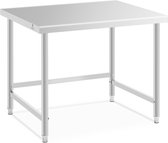 Royal Catering Werktafel roestvrij staal - 100 x 90 cm - 93 kg capaciteit - Royal Catering