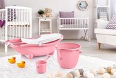 Baby Badje - Dunya Badset - Babybadje - inc veiligel badnet - Complete babybad set - Roze