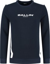 Ballin Amsterdam -  Heren Regular Fit   Sweater  - Blauw - Maat XS