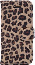 Apple iPhone 6/6s Hoesje - Mobigear - Leopard Serie - Kunstlederen Bookcase - Geel - Hoesje Geschikt Voor Apple iPhone 6/6s