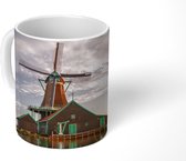 Mok - Koffiemok - Windmolens langs het water - Mokken - 350 ML - Beker - Koffiemokken - Theemok