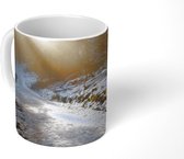 Mok - De zon breekt door de bossen in het Engelse Nationaal park Northumberland - 350 ML - Beker - Uitdeelcadeautjes