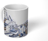 Mok - de dwarsdoorsnede van een NASA Space Shuttle - 350 ML - Beker - Uitdeelcadeautjes