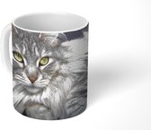 Mok - Een Maine Coon kat - 350 ML - Beker - Uitdeelcadeautjes