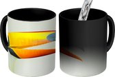 Magische Mok - Foto op Warmte Mok - de kop van een toekan - 350 ML - Uitdeelcadeautjes