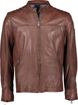 Donders Leren Jack - Modern Fit - Bruin - 52