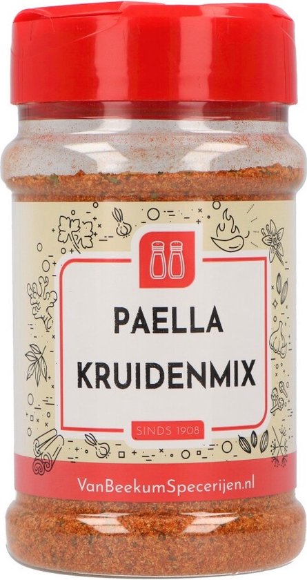 Foto: Van beekum specerijen paella kruidenmix strooibus 200 gram