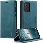 Samsung Galaxy A73 hoesje - Wallet Case - Blauw - Caseme
