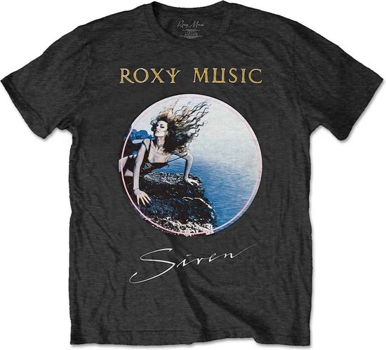 Roxy Music - Siren Heren T-shirt - XL - Zwart