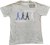 The Beatles - Abbey Road Colours Heren T-shirt - S - Grijs