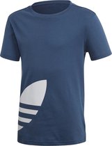 adidas Originals Big Trefoil Tee T-shirt Kinderen blauw 7/8 jaar