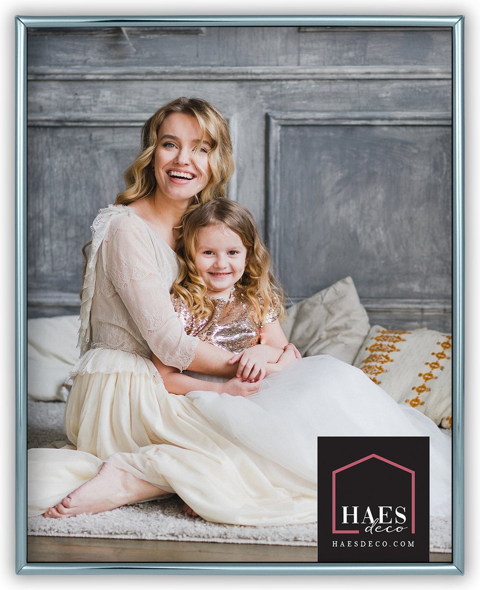 HAES deco Verzilverde Fotolijst Como voor 1 foto van 20x25 cm - VP12125