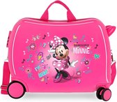 Minnie Mouse rol zit kinderkoffer ABS stickers roze