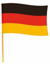 vlag Duitsland 50 x 70 cm polyester zwart/rood/geel