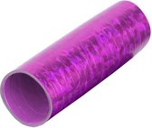 serpentine Holographic 12,5 cm papier paars 3-delig
