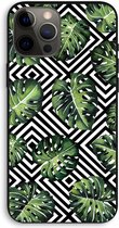 Case Company® - iPhone 12 Pro Max hoesje - Geometrische jungle - Biologisch Afbreekbaar Telefoonhoesje - Bescherming alle Kanten en Schermrand